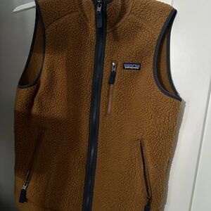 Patagonia Tan Fleece Vest